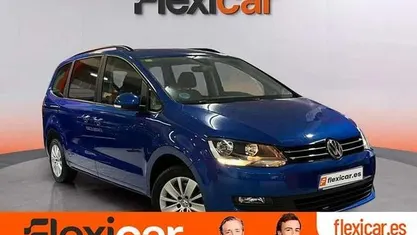 Usado VW Sharan Edition 150 CV (110 kW) 2018 Azul Monovolumen