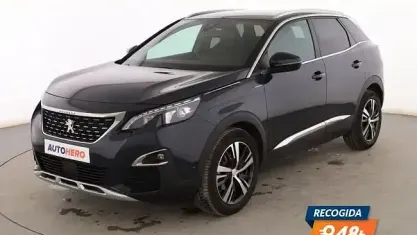 Usado Peugeot 3008 GT-line 130 CV (95 kW) 2018 Azul SUV