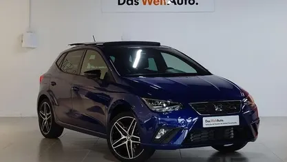 Azul Usado 2021 Seat Ibiza FR Utilitario | 15.900 € (Precio justo)