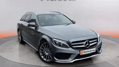 Gris Usado 2018 Mercedes C220 Familiar | 21.490 € (Precio justo)
