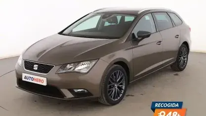 Usado Seat Leon CONNECT 110 CV (80 kW) 2016 Marrón Familiar