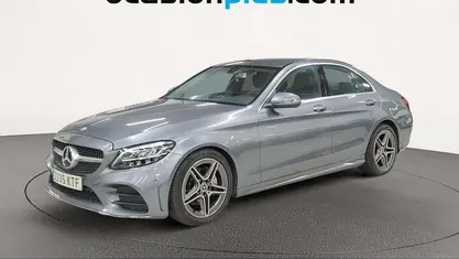 Usado Mercedes C200 AMG 184 CV (135 kW) 2019 Gris Berlina