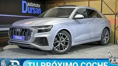 Usado Audi Q8 S-Line 286 CV (210 kW) 2021 Gris SUV