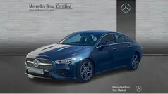 Azul Usado 2020 Mercedes CLA220 AMG line Berlina | 35.290 € (Precio justo)