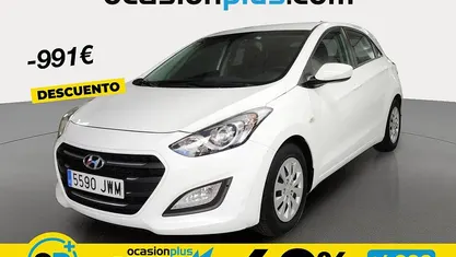 Usado Hyundai i30 101 CV (74 kW) 2017 Blanco Utilitario