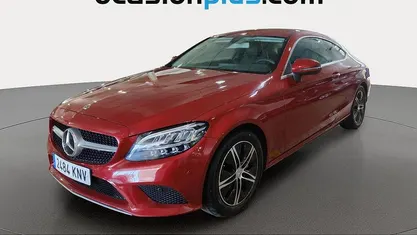 Usado Mercedes C200 184 CV (135 kW) 2018 Rojo Coupe