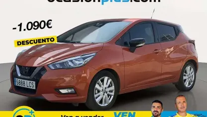 Usado Nissan Micra Visia 101 CV (74 kW) 2019 Naranja Utilitario