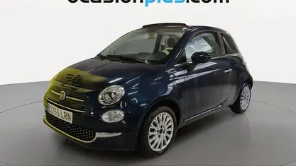 Usado Fiat 500C Dolcevita 71 CV (52 kW) 2021 Azul Descapotable