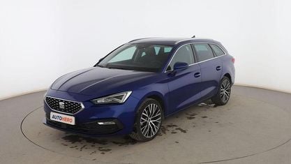 Usado Seat Leon XCELLENCE 150 CV (110 kW) 2020 Azul Familiar