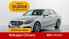 Gris Usado 2016 Mercedes C220 Berlina | 21.890 € (Buen precio)