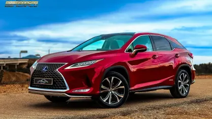 Usado Lexus RX450h Executive Line 313 CV (230 kW) 2021 Rojo SUV