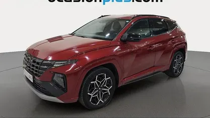 Rojo Usado 2023 Hyundai Tucson N Line SUV | 20.682 € (Precio justo)