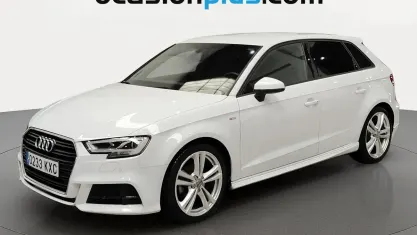 Usado Audi A3 Sportback S-Line 150 CV (110 kW) 2019 Blanco Utilitario