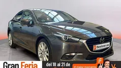 Gris Usado 2018 Mazda 3 Berlina | 15.490 € (Precio justo)