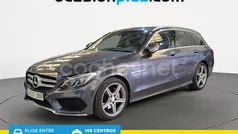 Gris / plata Usado 2016 Mercedes C220 AMG line Familiar | 22.750 € (Precio justo)