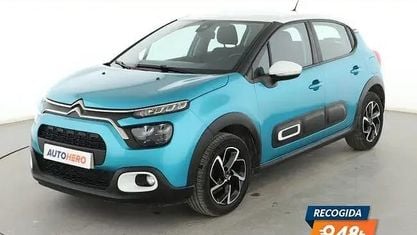 Usado Citroën C3 Feel 102 CV (75 kW) 2021 Azul Utilitario