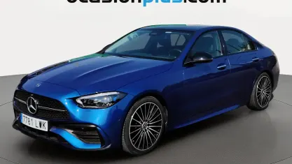 Usado Mercedes C200 AMG 204 CV (150 kW) 2022 Azul Berlina