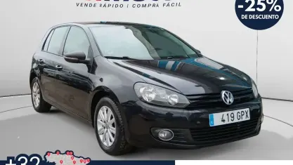 Usado VW Golf VI Advance 106 CV (77 kW) 2009 Negro Utilitario