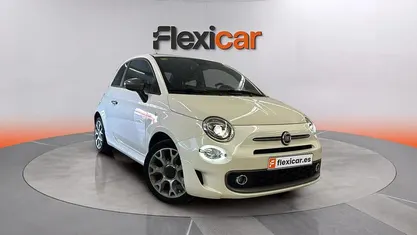 Brugt Fiat 500 Lounge 69 HK (50 kW) 2018 Hvid Sedan