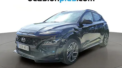 Usado Hyundai Kona N Line 120 CV (88 kW) 2022 Negro SUV