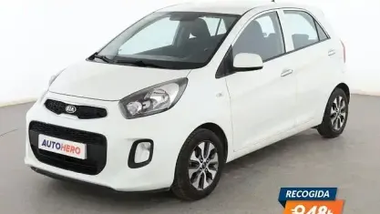 Begagnad Kia Picanto 66 HK (48 kW) 2015 Vit Halvkombi