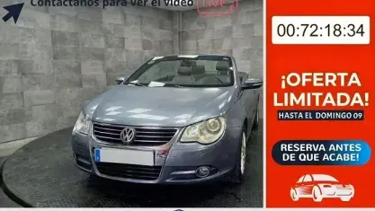 Usado VW Eos 140 CV (102 kW) 2010 Gris Descapotable