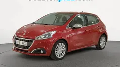 Rojo Usado 2018 Peugeot 208 Allure Utilitario | 11.410 € (Precio justo)