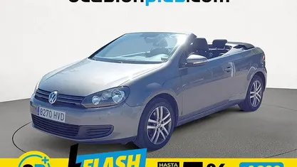 Usado VW Golf Cabriolet 105 CV (77 kW) 2013 Gris Descapotable