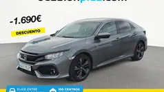 Gris Usado 2018 Honda Civic Elegance Berlina | 18.590 € (Precio justo)