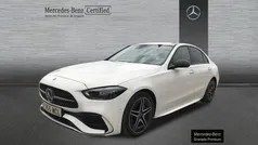Blanco Usado 2022 Mercedes C220 AMG line Berlina | 33.900 € (Precio justo)