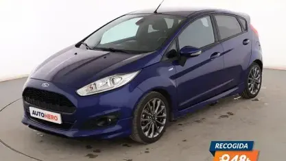 Usado Ford Fiesta ST-Line 100 CV (73 kW) 2016 Azul Utilitario