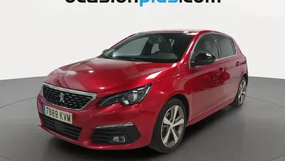 Usado Peugeot 308 GT-line 131 CV (96 kW) 2019 Rojo Utilitario
