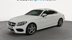 Blanco Usado 2017 Mercedes C220 AMG Coupe | 26.300 € (Precio justo)