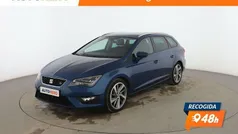 Azul Usado 2016 Seat Leon FR Familiar | 15.799 € (Precio justo)