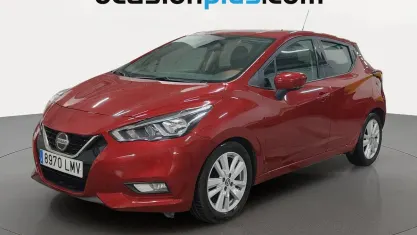 Usado Nissan Micra N-Connecta 101 CV (74 kW) 2021 Rojo Utilitario