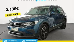 Azul Usado 2022 VW Tiguan Life SUV | 26.790 € (Buen precio)