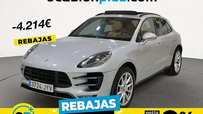 Gris plata Usado 2017 Porsche Macan Turbo SUV | 52.686 € (Precio justo)