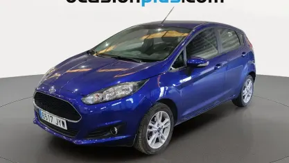 Usado Ford Fiesta Trend 82 CV (60 kW) 2017 Azul Utilitario
