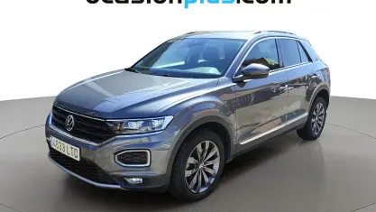 Usado VW T-Roc Sportline 150 CV (110 kW) 2021 Gris SUV