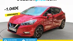 Rojo Usado 2021 Nissan Micra Acenta Utilitario | 11.450 € (Precio justo)