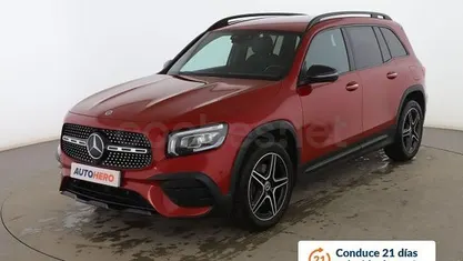 Usado Mercedes GLB200 AMG line 150 CV (110 kW) 2021 Rojo SUV