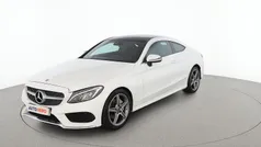 Blanco Usado 2018 Mercedes C220 AMG line Coupe | 27.099 € (Precio justo)