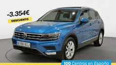Azul Usado 2017 VW Tiguan Sportline SUV | 23.900 € (Precio justo)