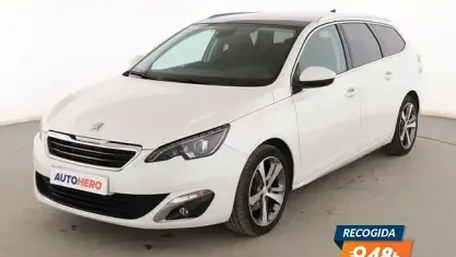 Usado Peugeot 308 Allure 130 CV (95 kW) 2015 Blanco Familiar