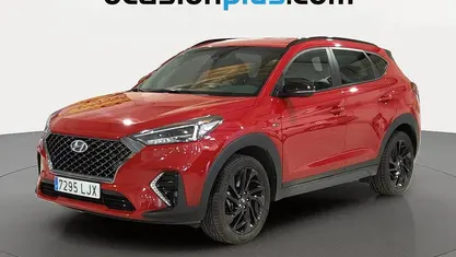 Usado Hyundai Tucson N Line 136 CV (100 kW) 2020 Rojo SUV