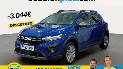 Usado Dacia Sandero Expression 91 CV (66 kW) 2023 Azul Utilitario