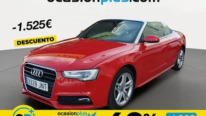 Usado Audi A5 Cabriolet S-Line 177 CV (130 kW) 2016 Rojo Descapotable