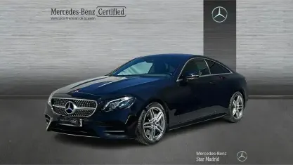 Usado Mercedes E350 AMG line 286 CV (210 kW) 2020 Negro Coupe