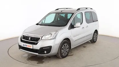 Usado Peugeot Partner Active 100 CV (73 kW) 2016 Gris Monovolumen