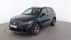 Azul Usado 2021 VW Tiguan R-line SUV | 33.299 € (Precio justo)